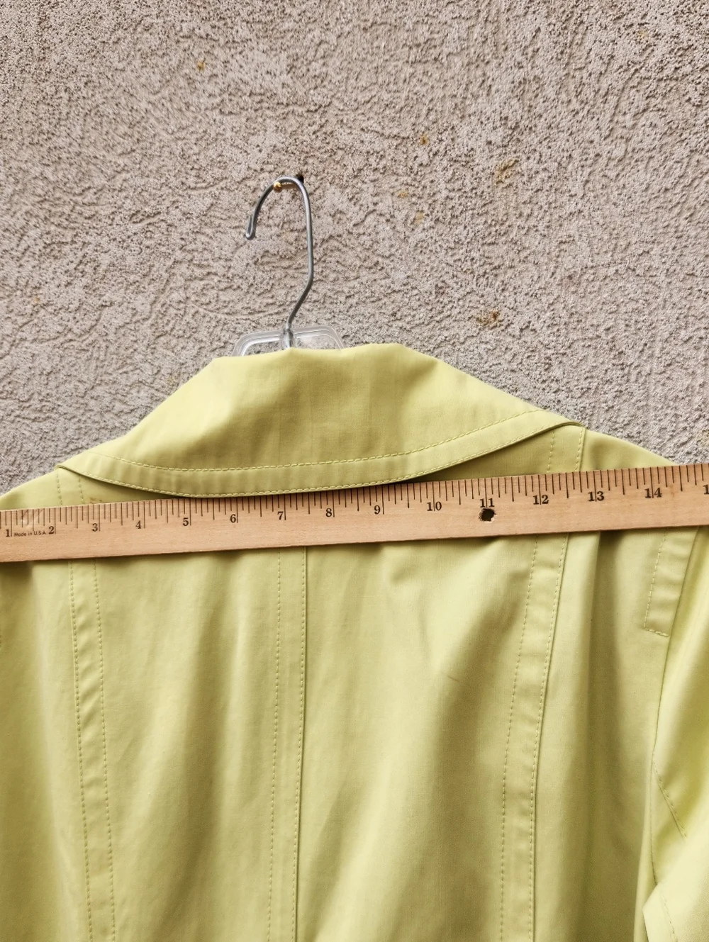 MICHAEL KORS Women's Raincoat Extra Small Green Spring Jacket Lined - Picture 5 of 7